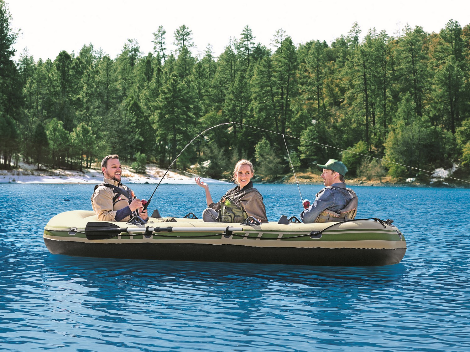 Täispuhutav paat Voyager 500 + aerud 348 x 142 cm Bestway 65001 - Image 13