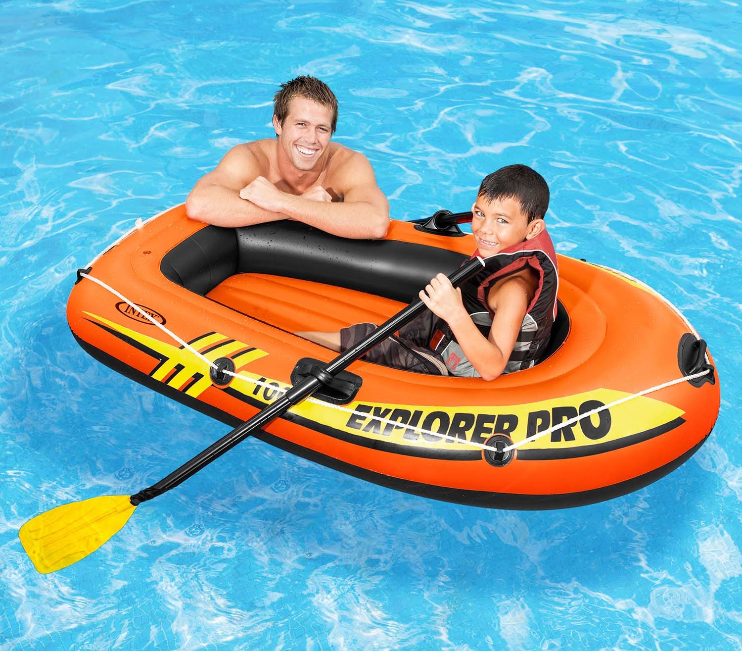 Ponton Explorer PRO 100 160 x 94 x 29 cm INTEX 58355 - Image 3