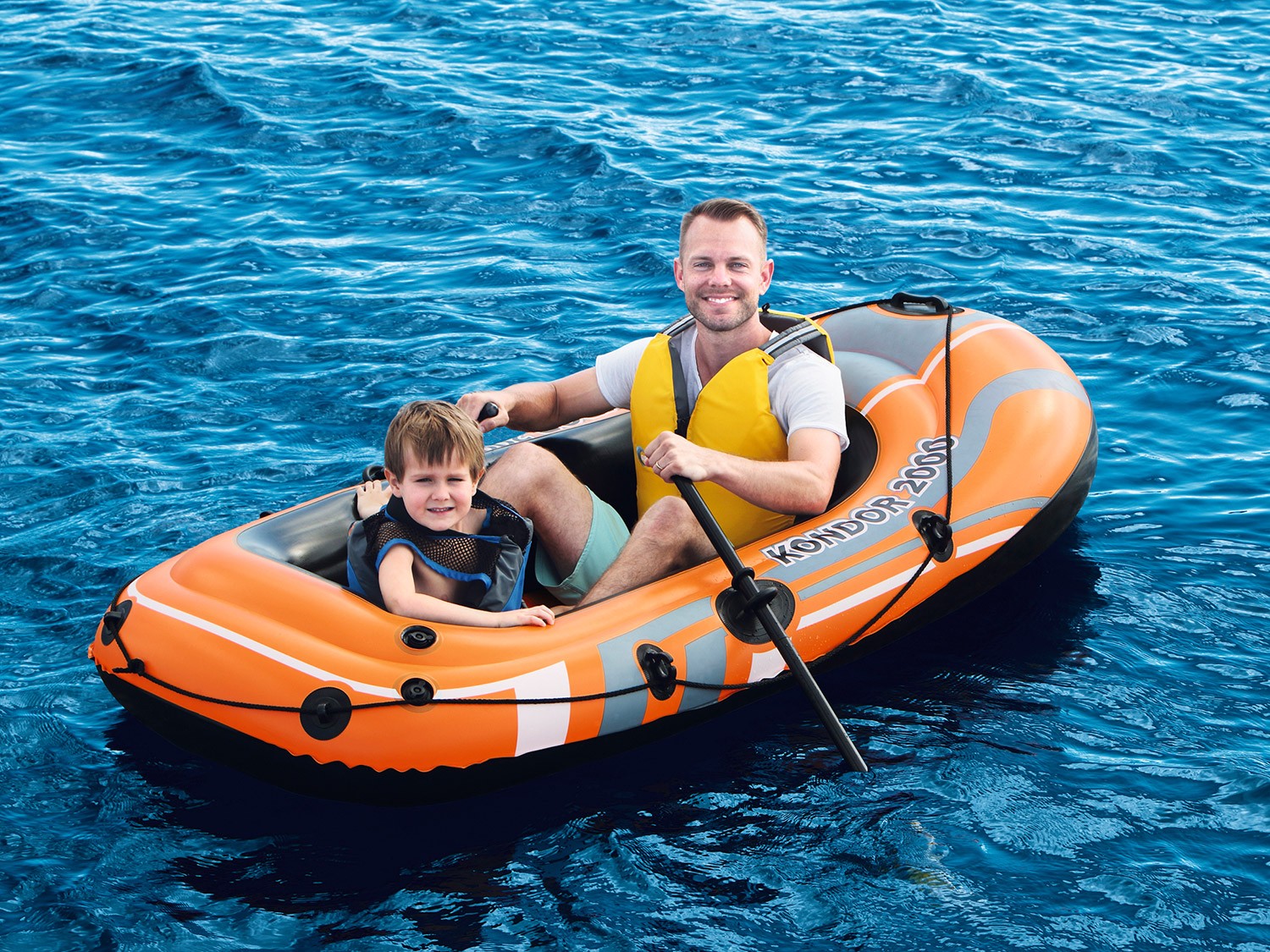 Hydro-Force komplekt 188 x 98 cm pontoon, aerud + pump, Bestway 61062 - Image 10