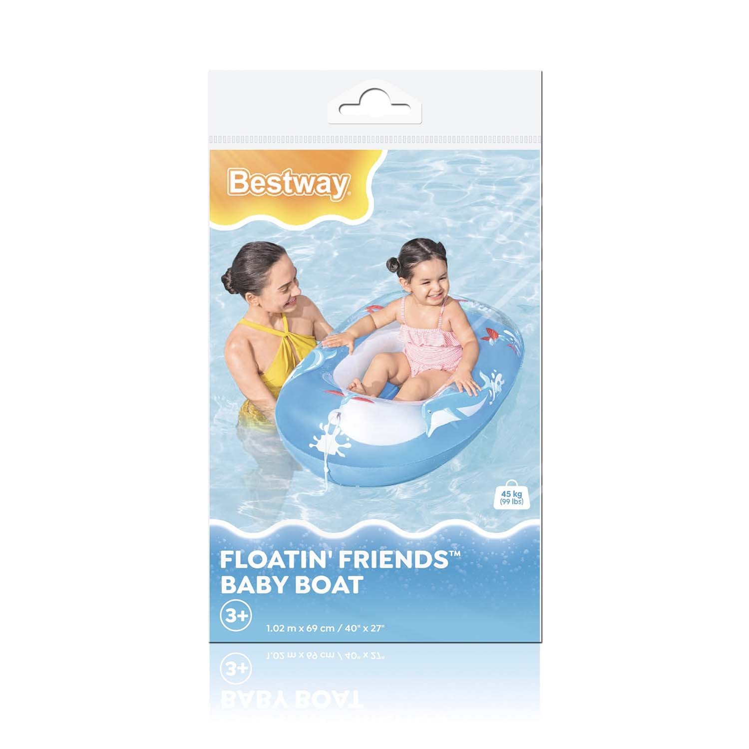 Bestway 34037 Dolphin Beach ujumisparv 102 x 69 cm - Image 3
