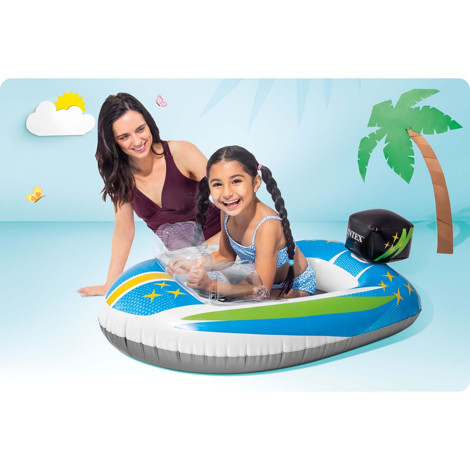 Täispuhutav mootorpaat INTEX 59380 - Image 2