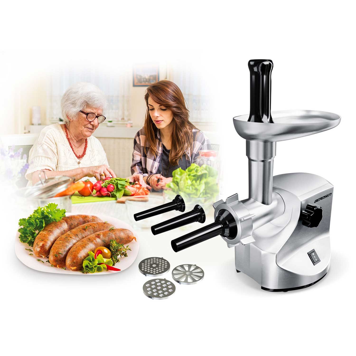 Professionaalne elektriline hakklihamasin Berdsen 700 / 1800W - Image 10