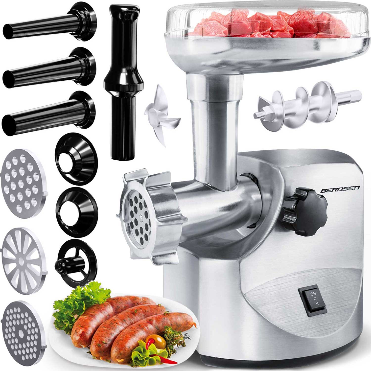 Professionaalne elektriline hakklihamasin Berdsen 700 / 1800W