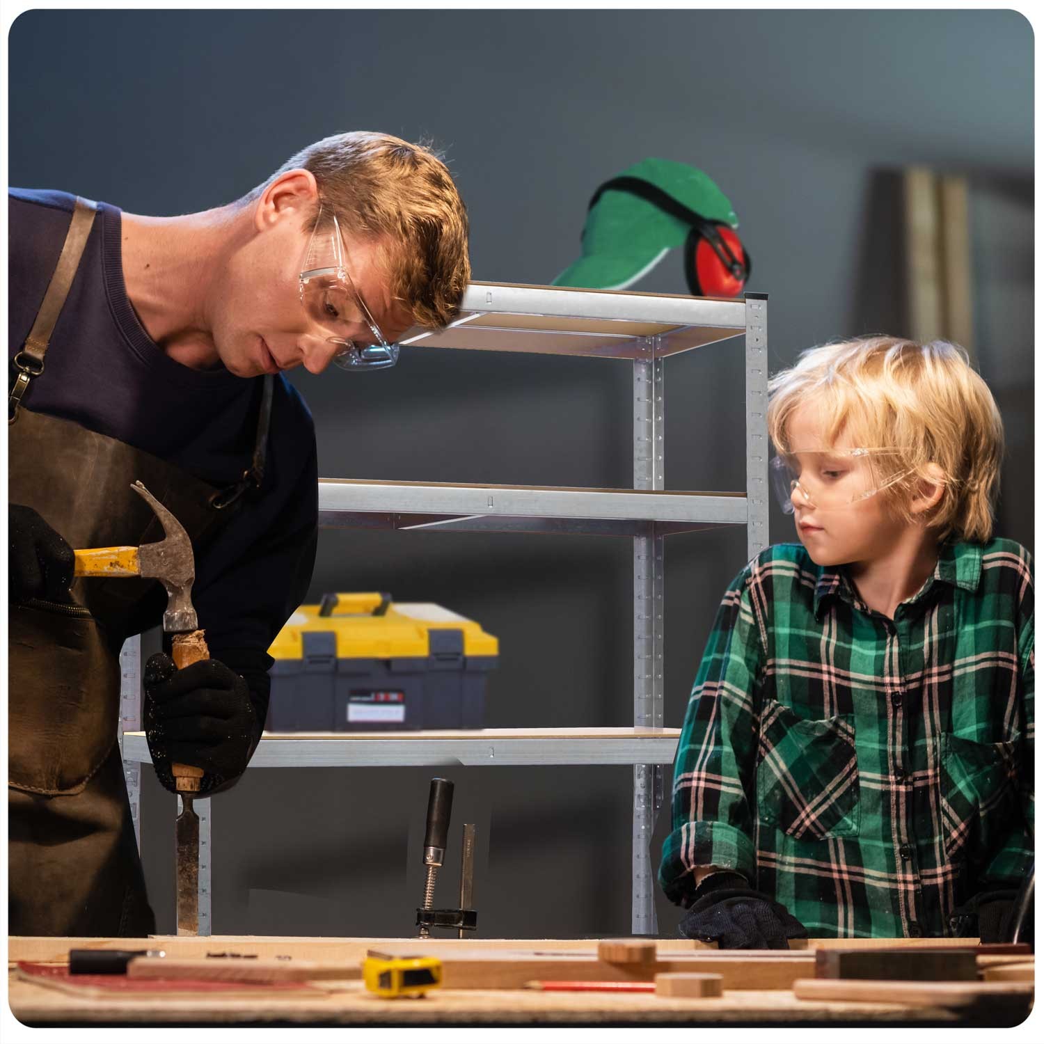 Metallist hoiuriiul 150 x 75 x 30 cm Humberg 4840 - Image 11