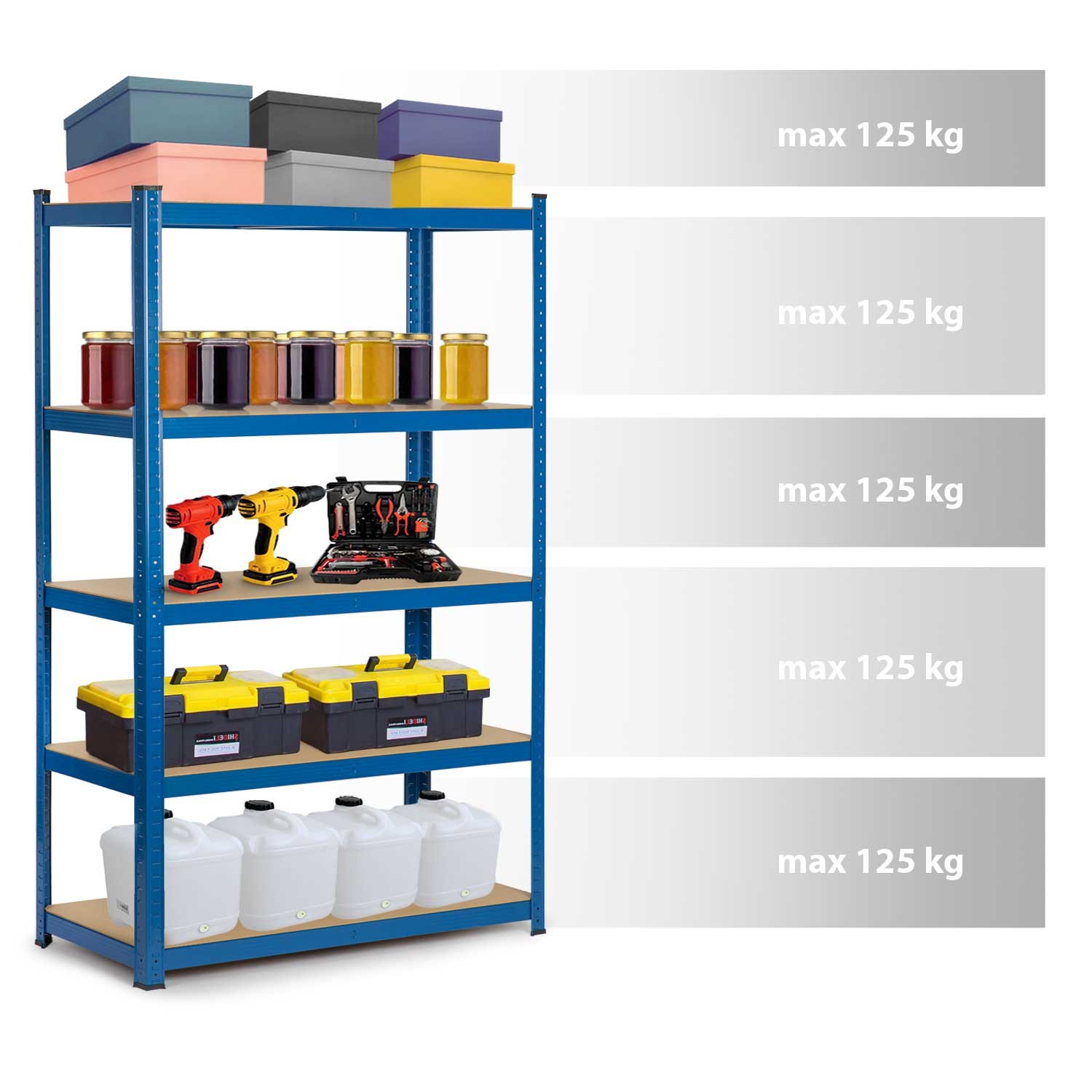 Metallist hoiuriiul 150 x 75 x 30 Humberg 4842 - Image 10