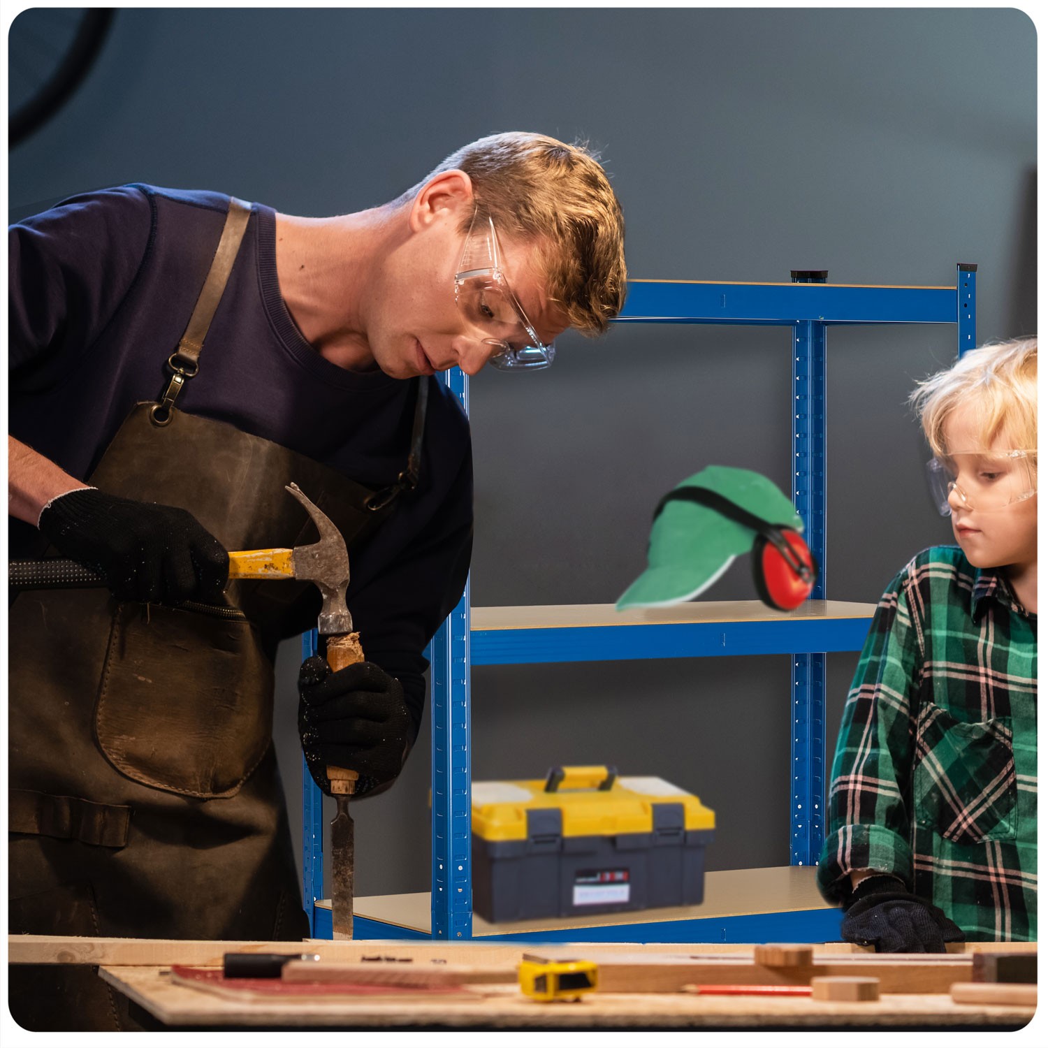 Metallist hoiuriiul 150 x 75 x 30 Humberg 4842 - Image 12