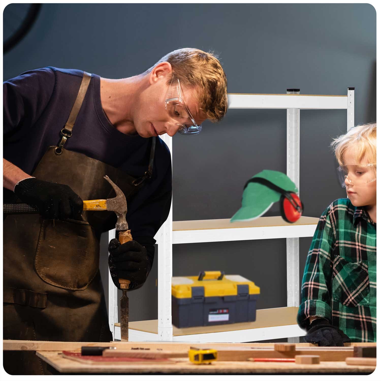 Metallist hoiuriiul 150 x 75 x 30 Humberg 4841 - Image 11