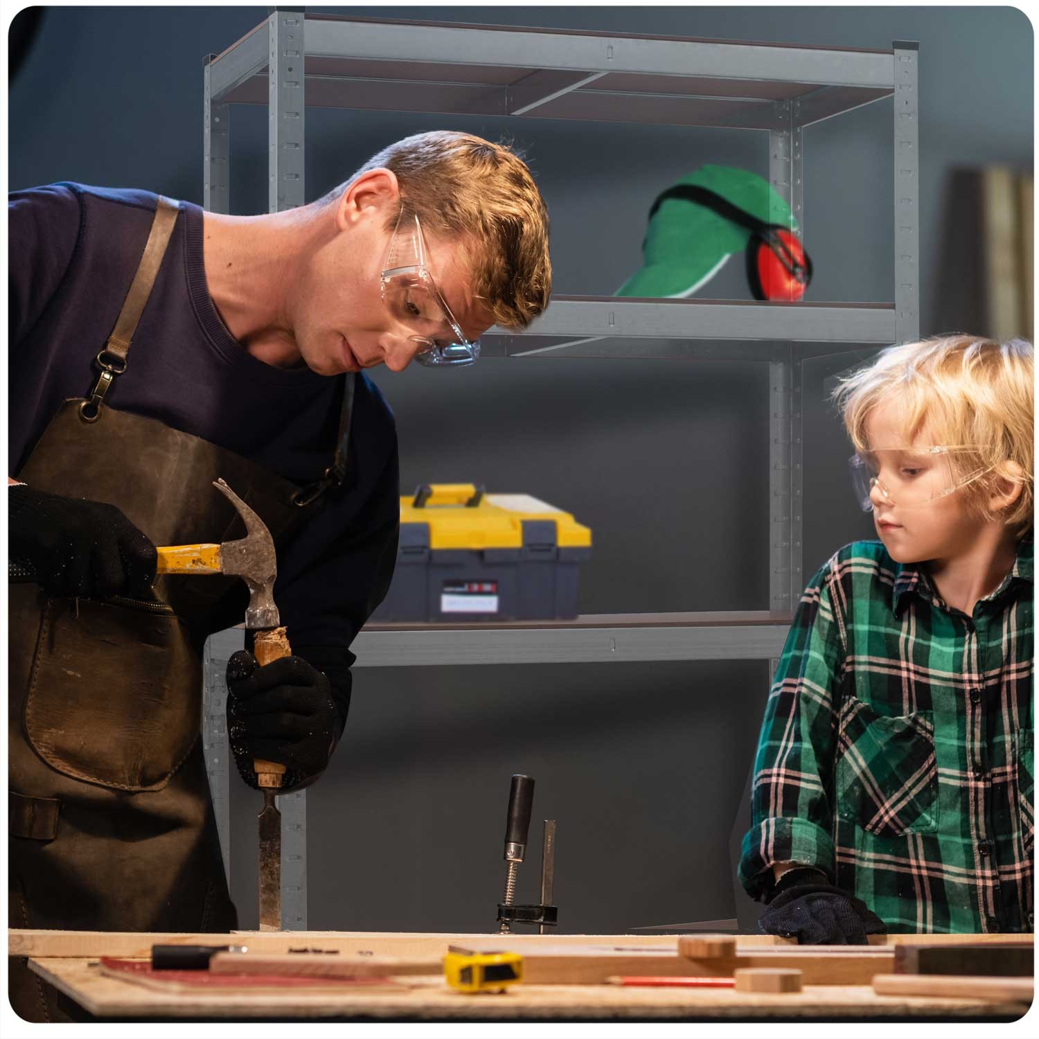 Metallist hoiuriiul 180 x 100 x 50 cm Humberg 4849 - Image 8