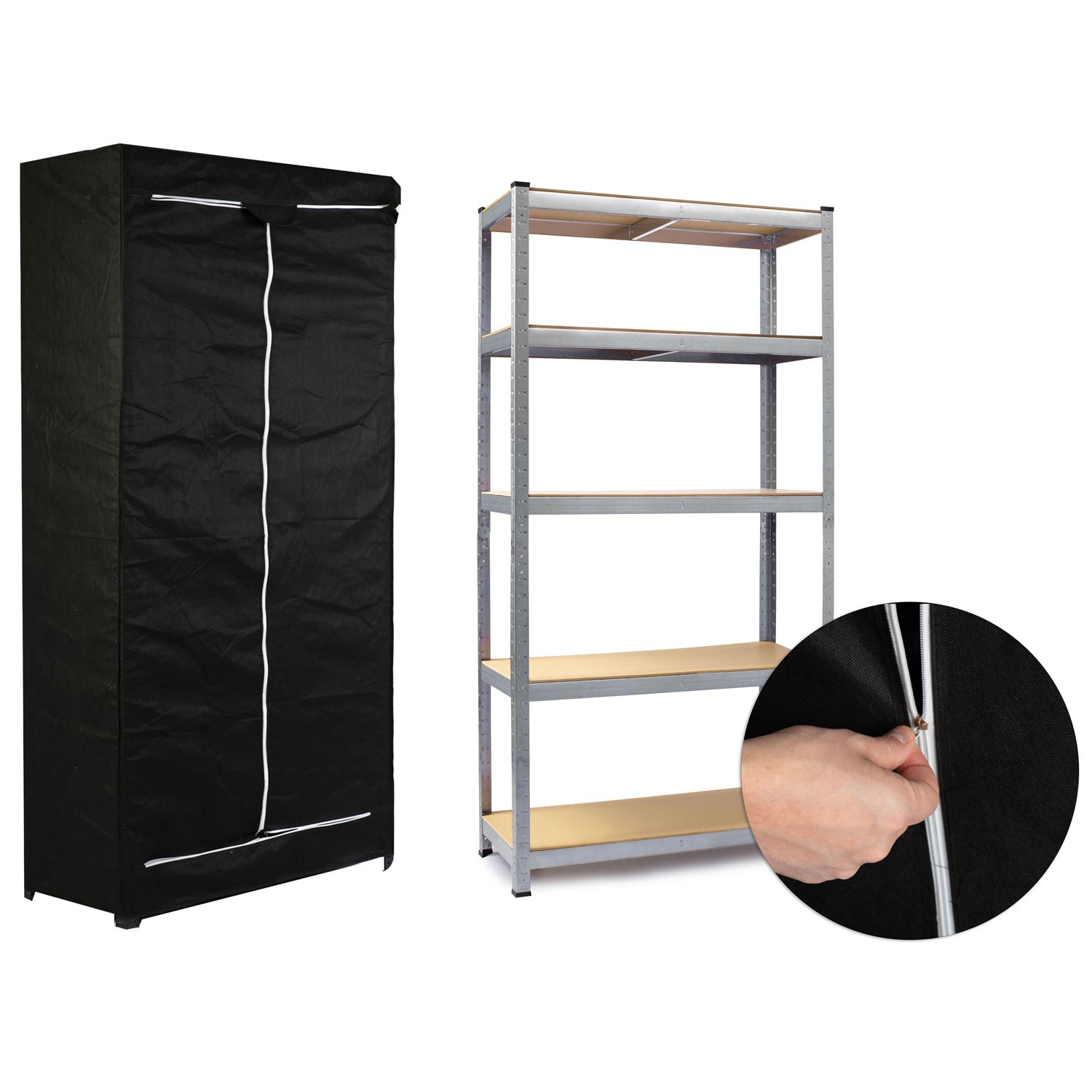 Metallist hoiuriiul 180 x 90 x 40 cm Humberg HR-812 + TASUTA kate - Image 3