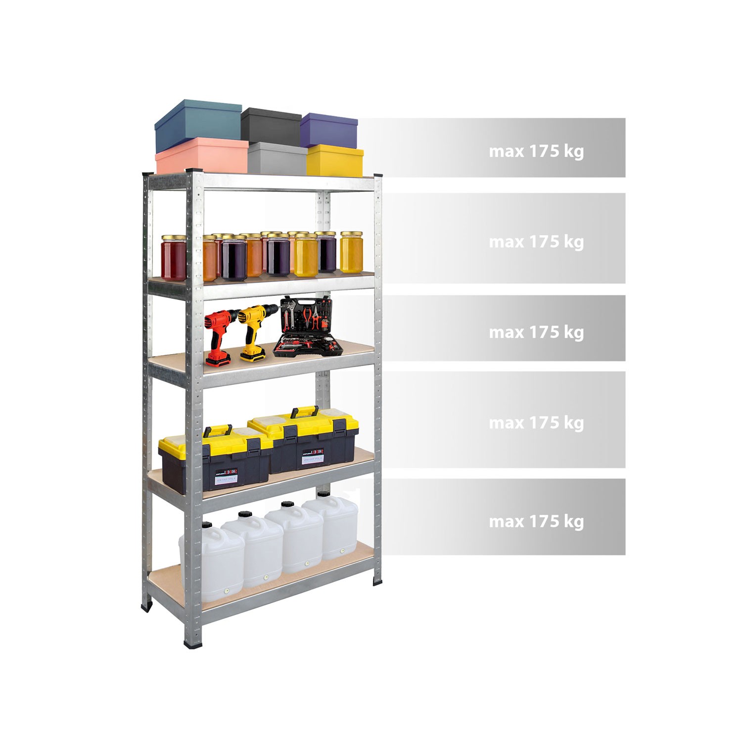 Metallist hoiuriiul 180 x 90 x 40 cm Humberg HR-812 + TASUTA kate - Image 13