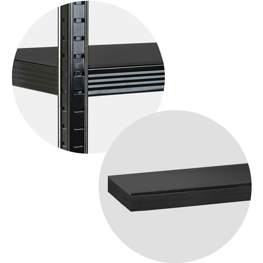 Metallist hoiuriiul 180 x 90 x 40 cm Humberg HR-851 must - Image 4