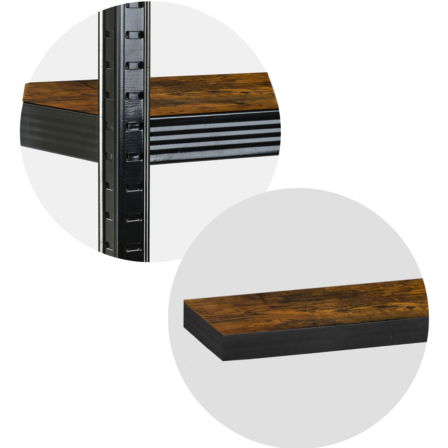 Metallist hoiuriiul 180 x 90 x 40 cm Humberg HR-852 must - Image 7