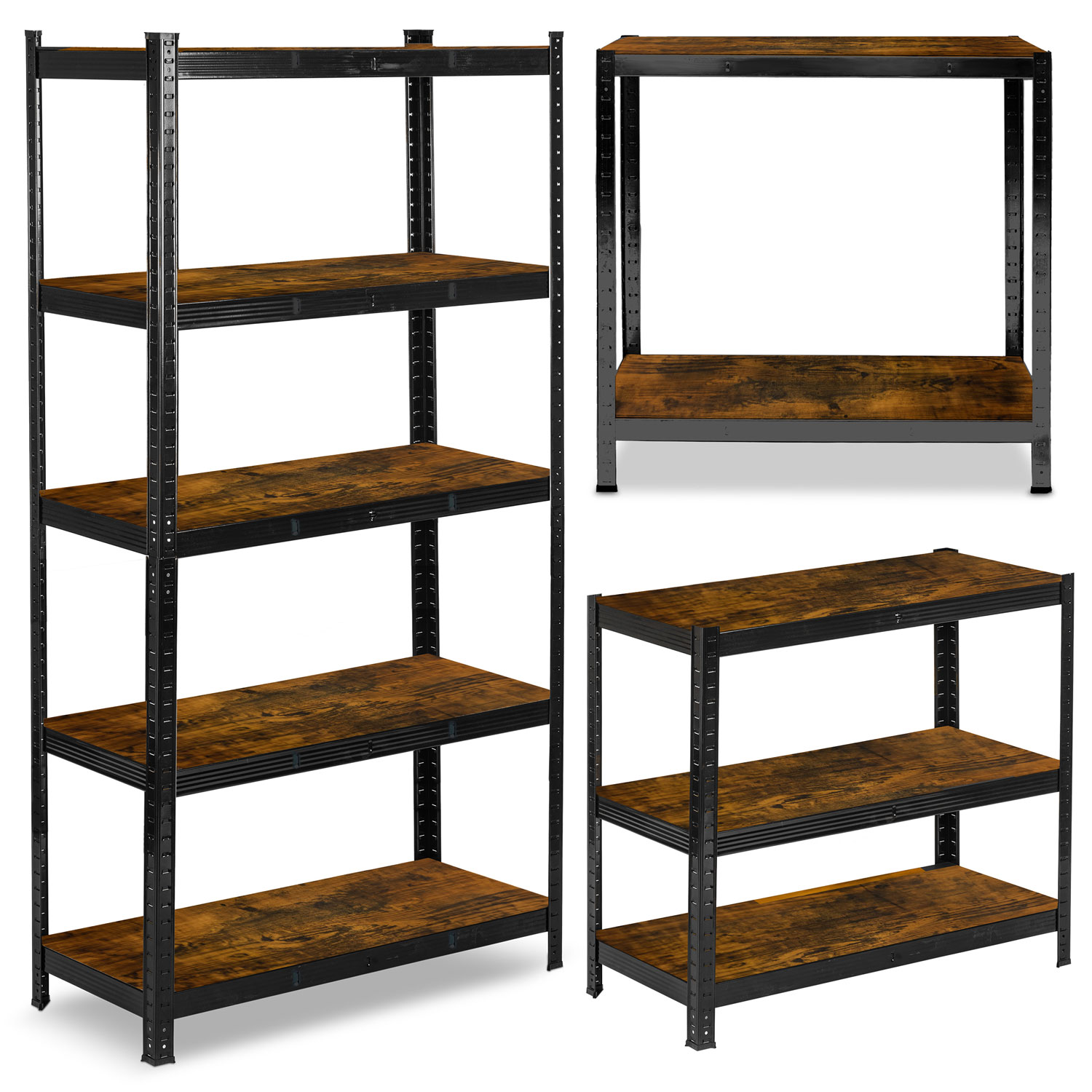 Metallist hoiuriiul 180 x 90 x 40 cm Humberg HR-852 must