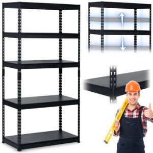 Metallist hoiuriiul 183 x 90 x 45 cm Humberg HR-700 must