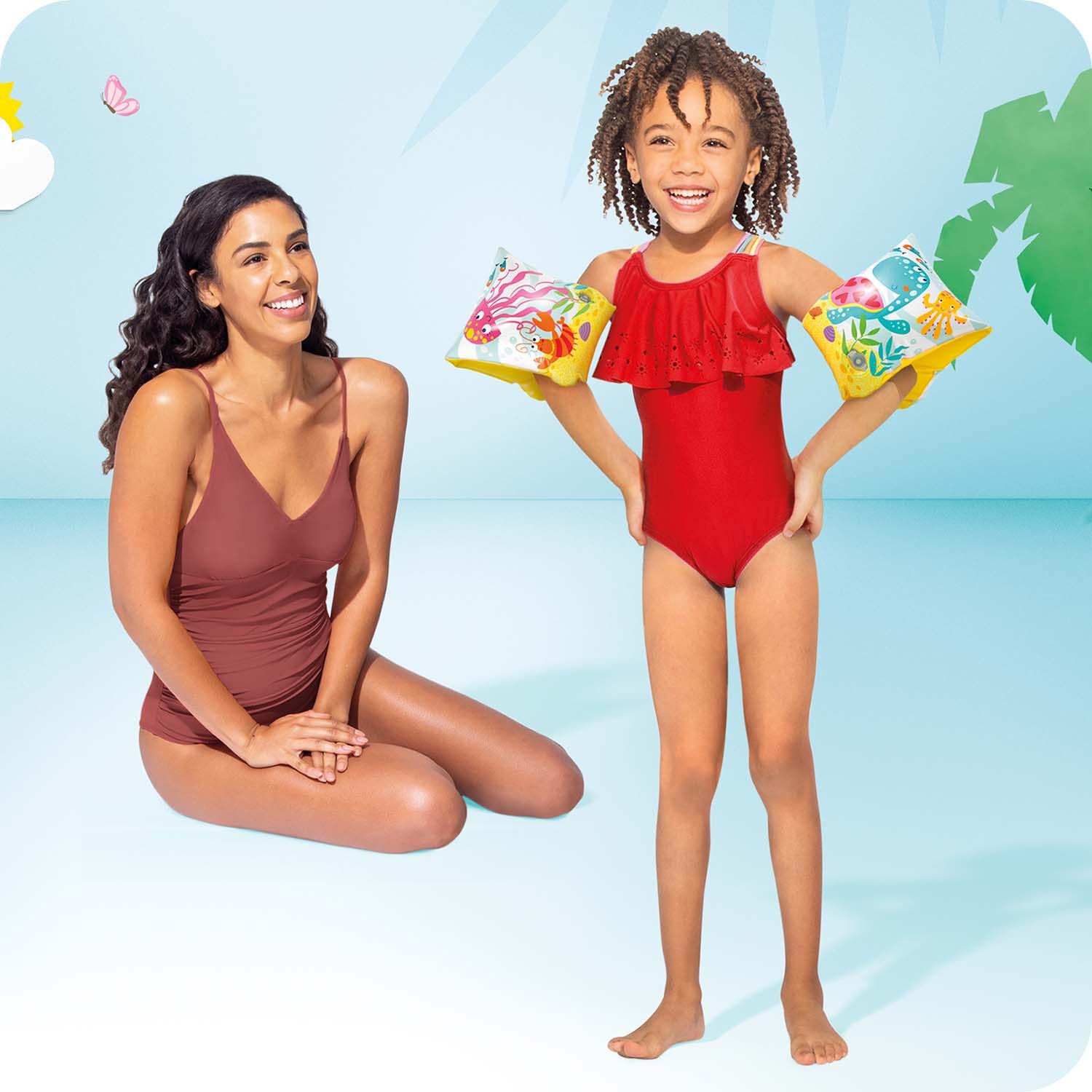 Laste ujumisrihmad 23 x 15 cm INTEX 56666 - Image 2