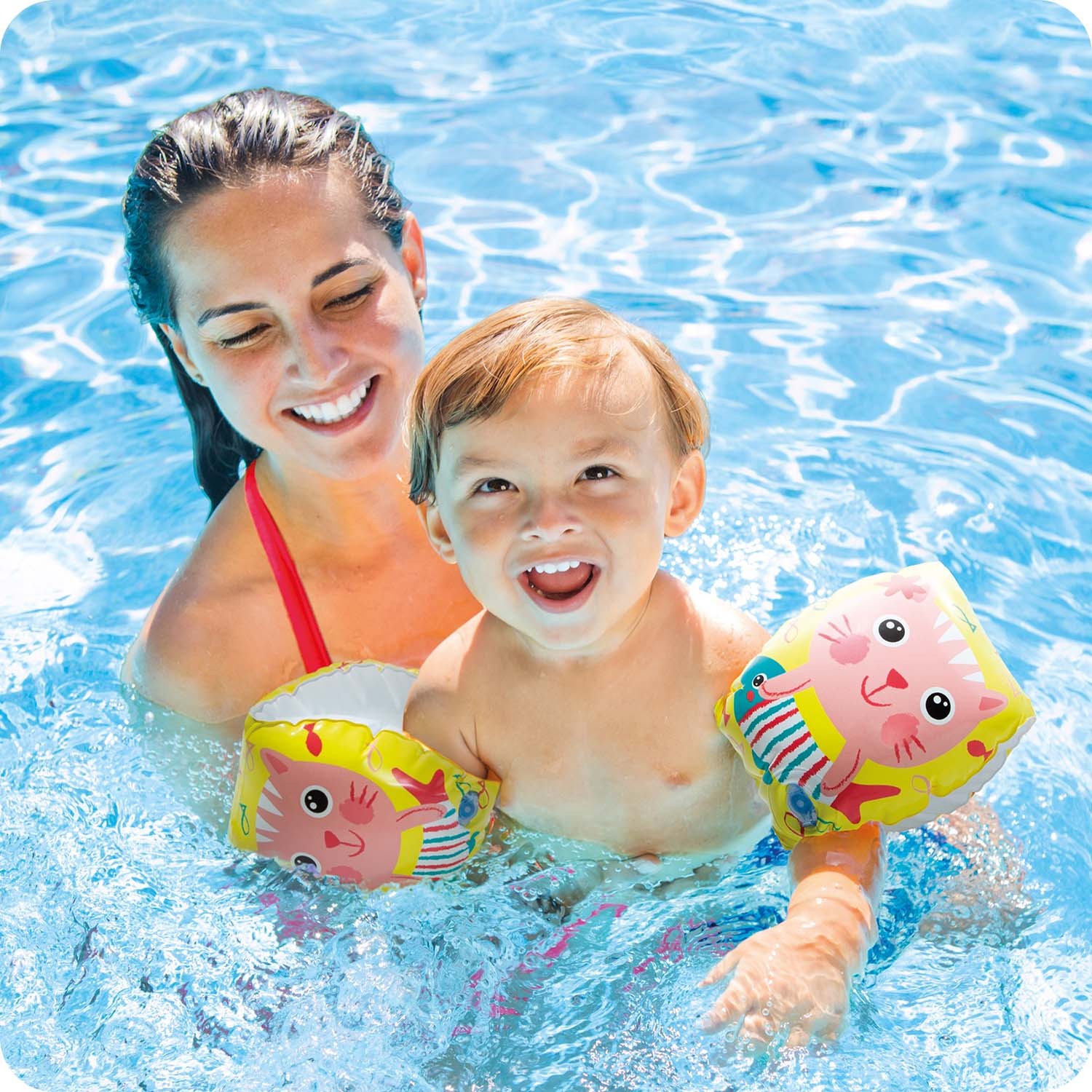 Laste ujumisrihmad 20 x 15 cm INTEX 56665 - Image 2