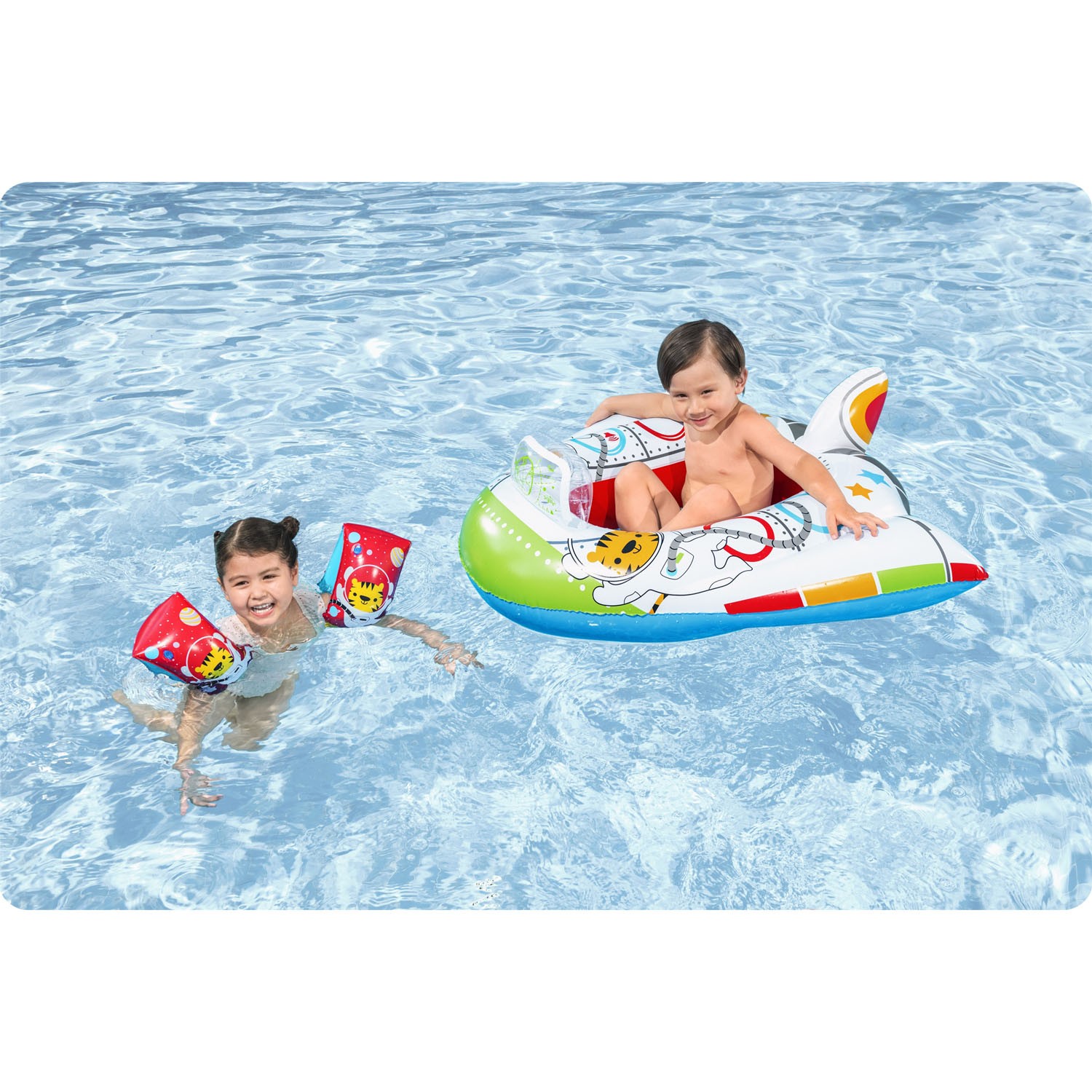 Laste ujumiskätised tiiger 30 x 15 cm Bestway 32102 - Image 6