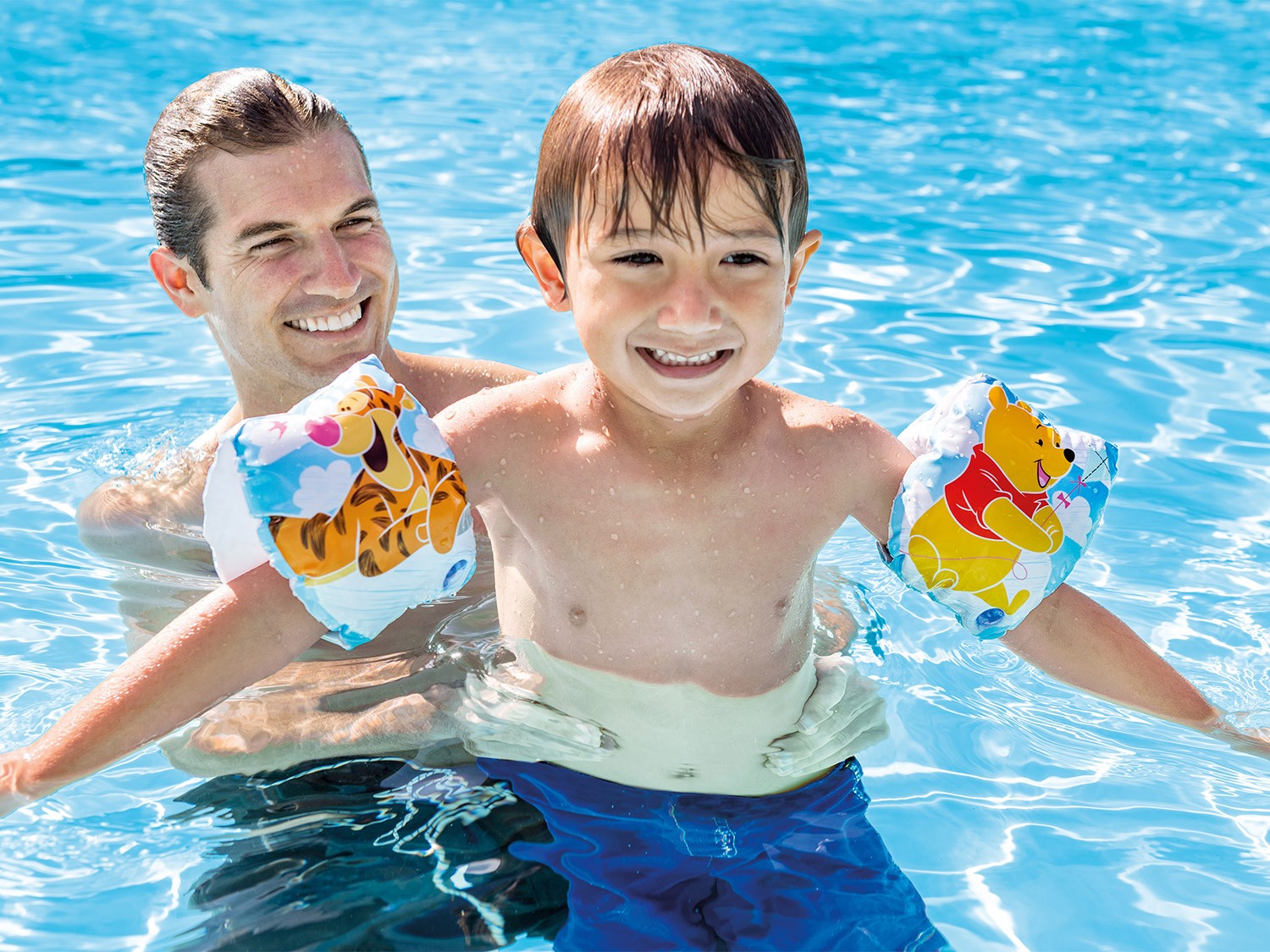 Laste ujumiskätised Puhh ja sõbrad 20 x 15 cm INTEX 56663 - Image 2