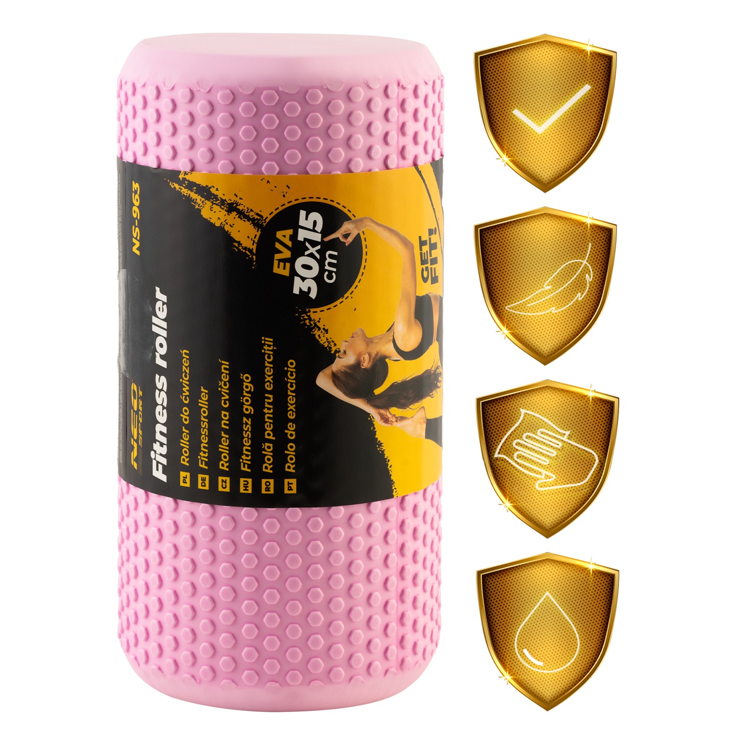 EVA treeningrull NS-963 roosa - Image 8