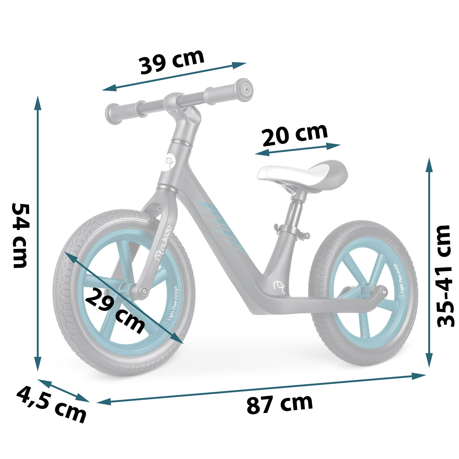Light Flee Nukido tasakaaluratas lastele - Image 5