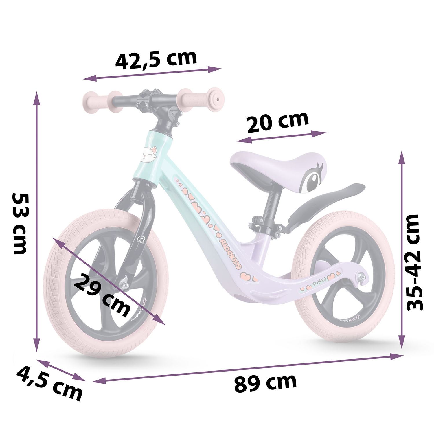 Ricokids FUNNU tasakaaluratas lastele - Image 4