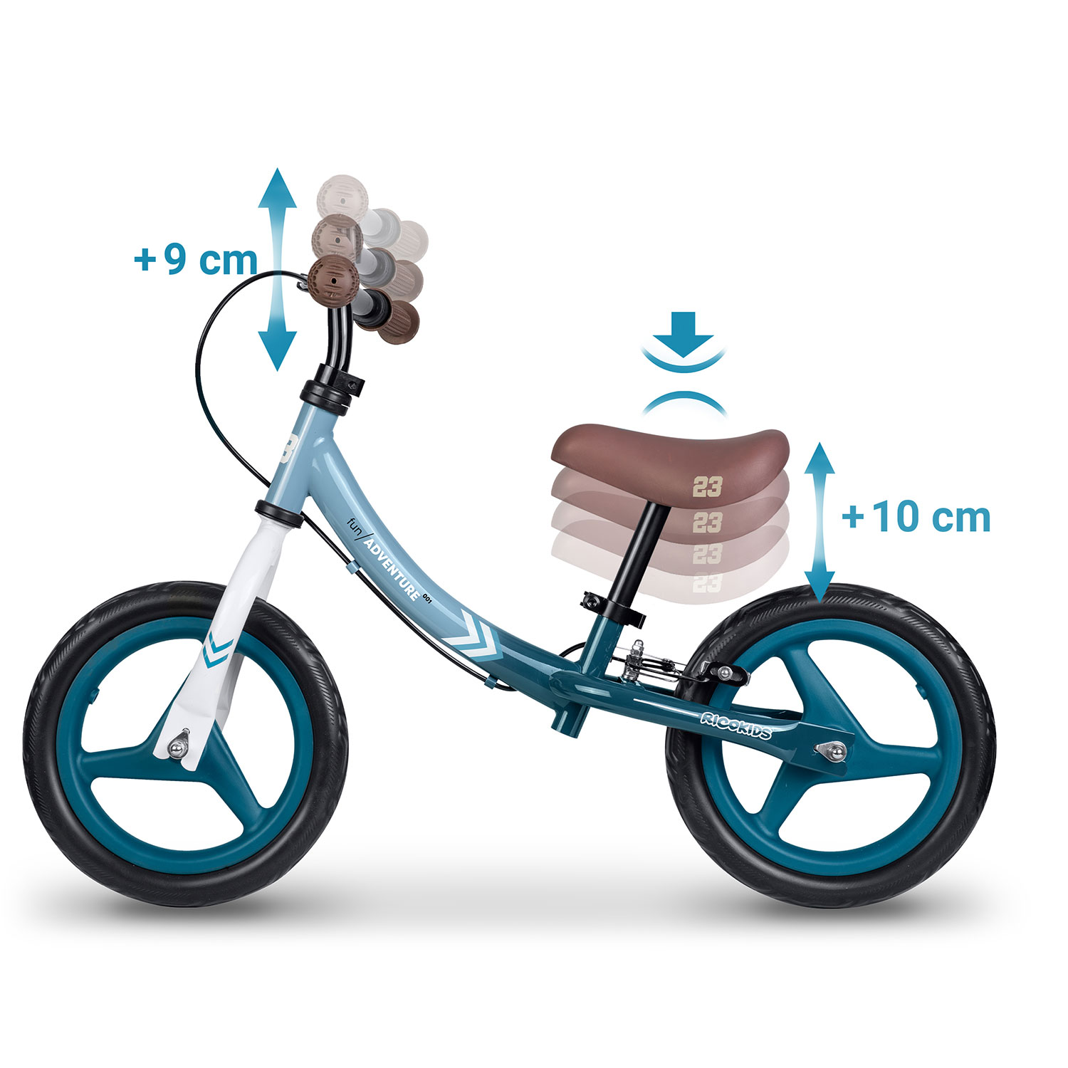 Ricokidsi lõbus seikluslik tasakaaluratas lastele - Image 5