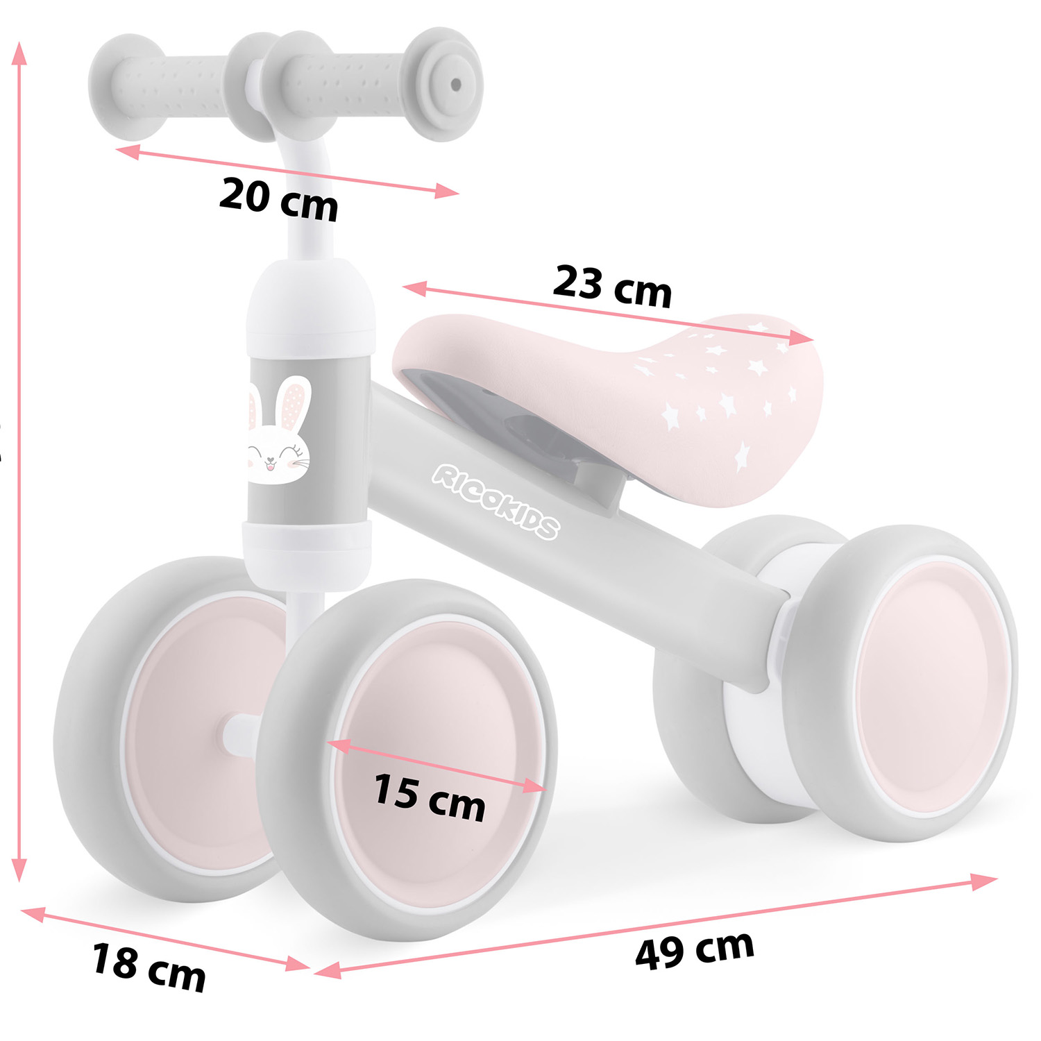 Ricokidsi kolmerattaline tasakaaluratas lastele - Image 4
