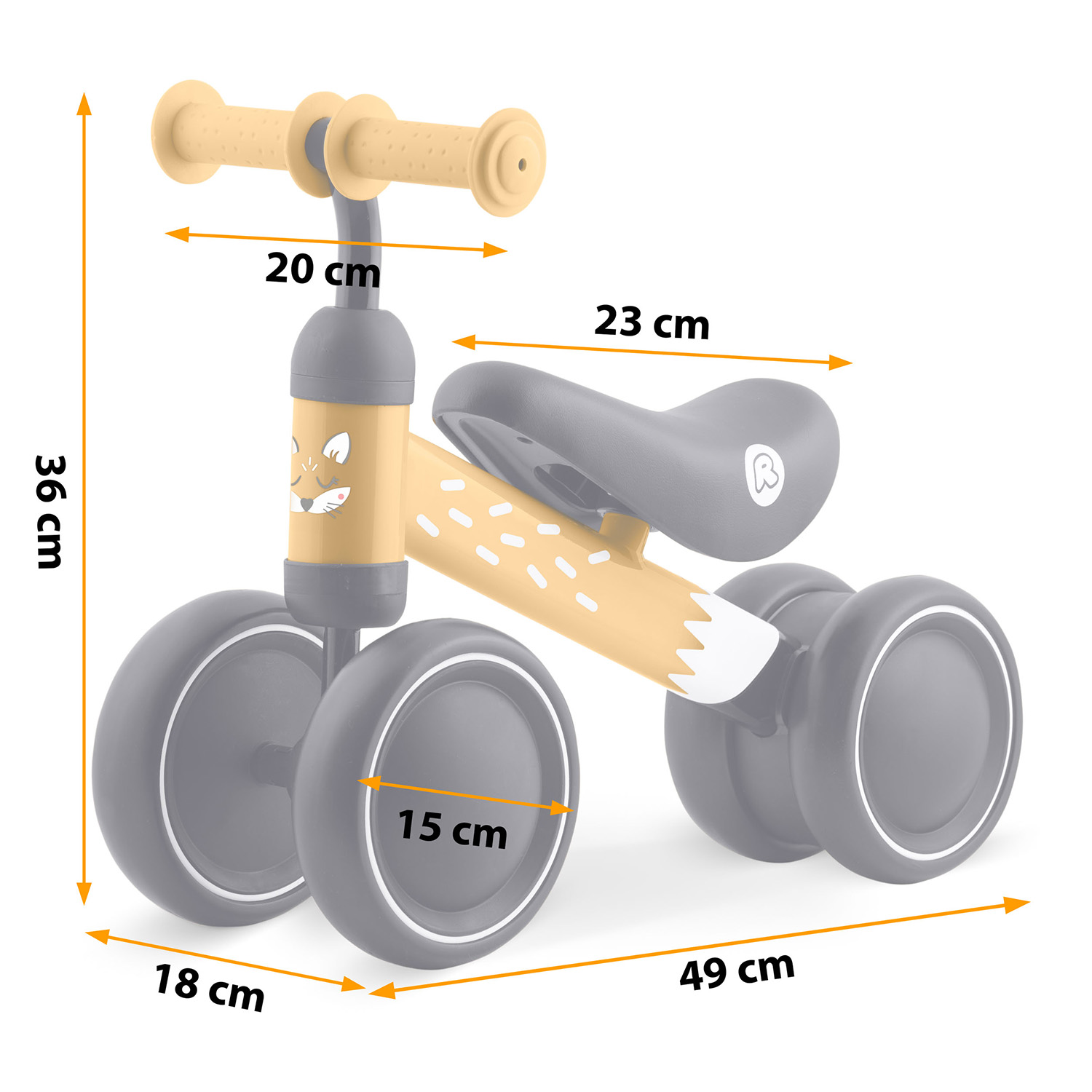 Ricokidsi kolmerattaline tasakaaluratas lastele - Image 5