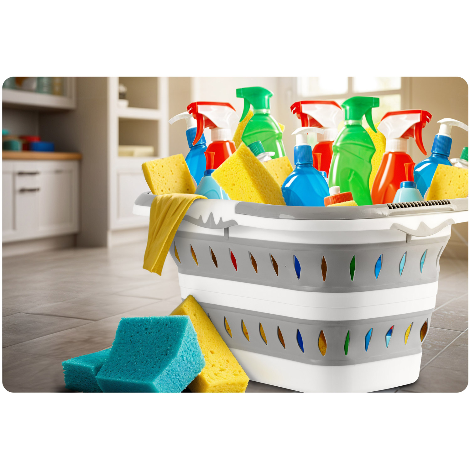 Kokkupandav pesukorv käepidemetega MS-680 Massido - Image 14