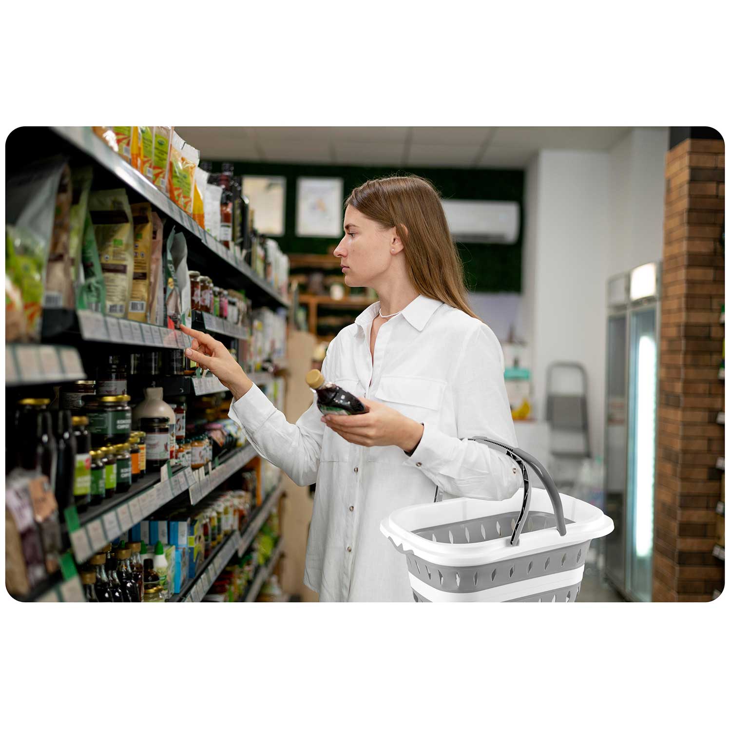 Kokkupandav pesukorv käepidemetega MS-680 Massido - Image 10