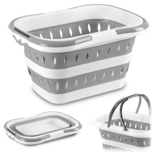 Kokkupandav pesukorv käepidemetega MS-680 Massido