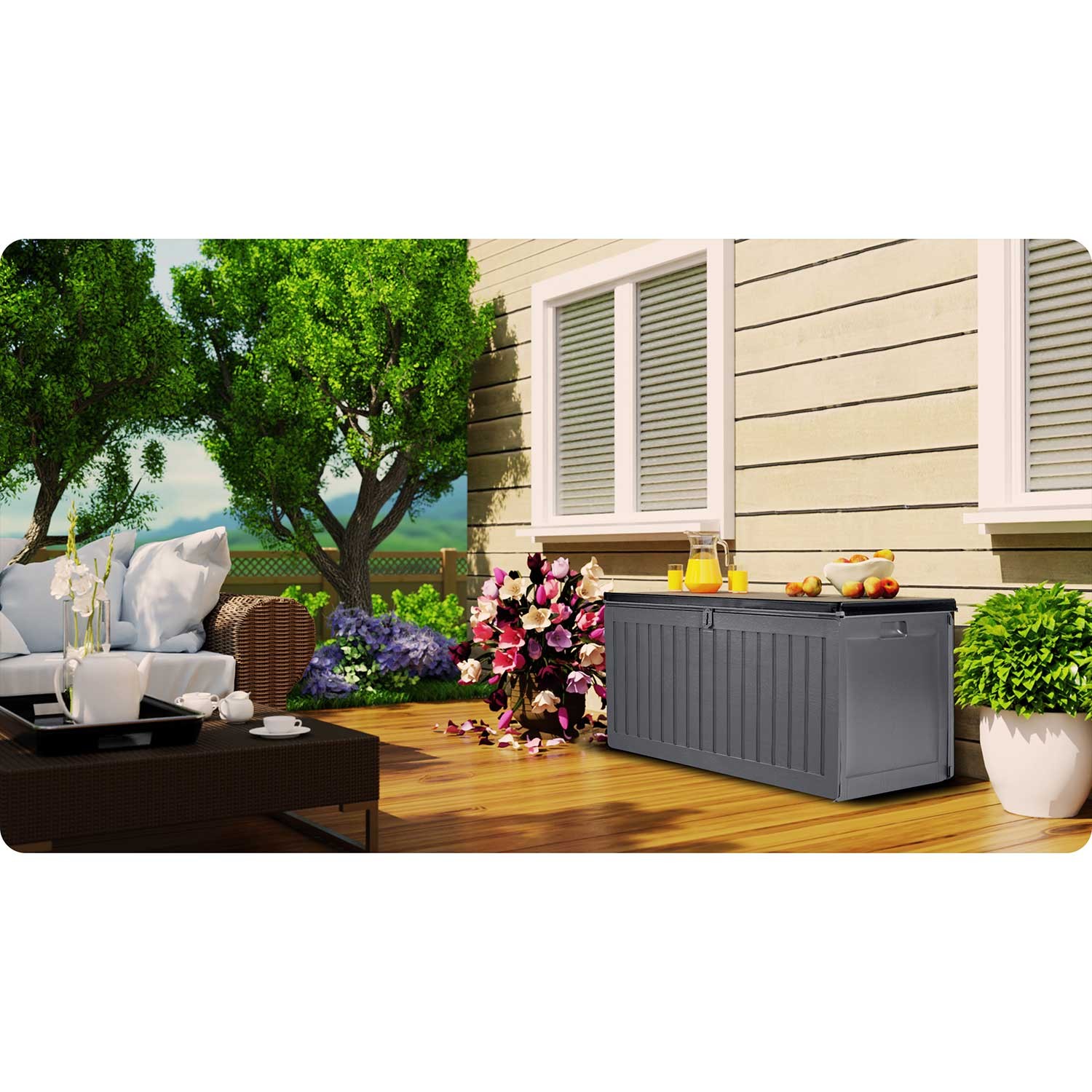 Aianduskast 109 x 51 x 55 cm 270 liitrit hall - Image 7