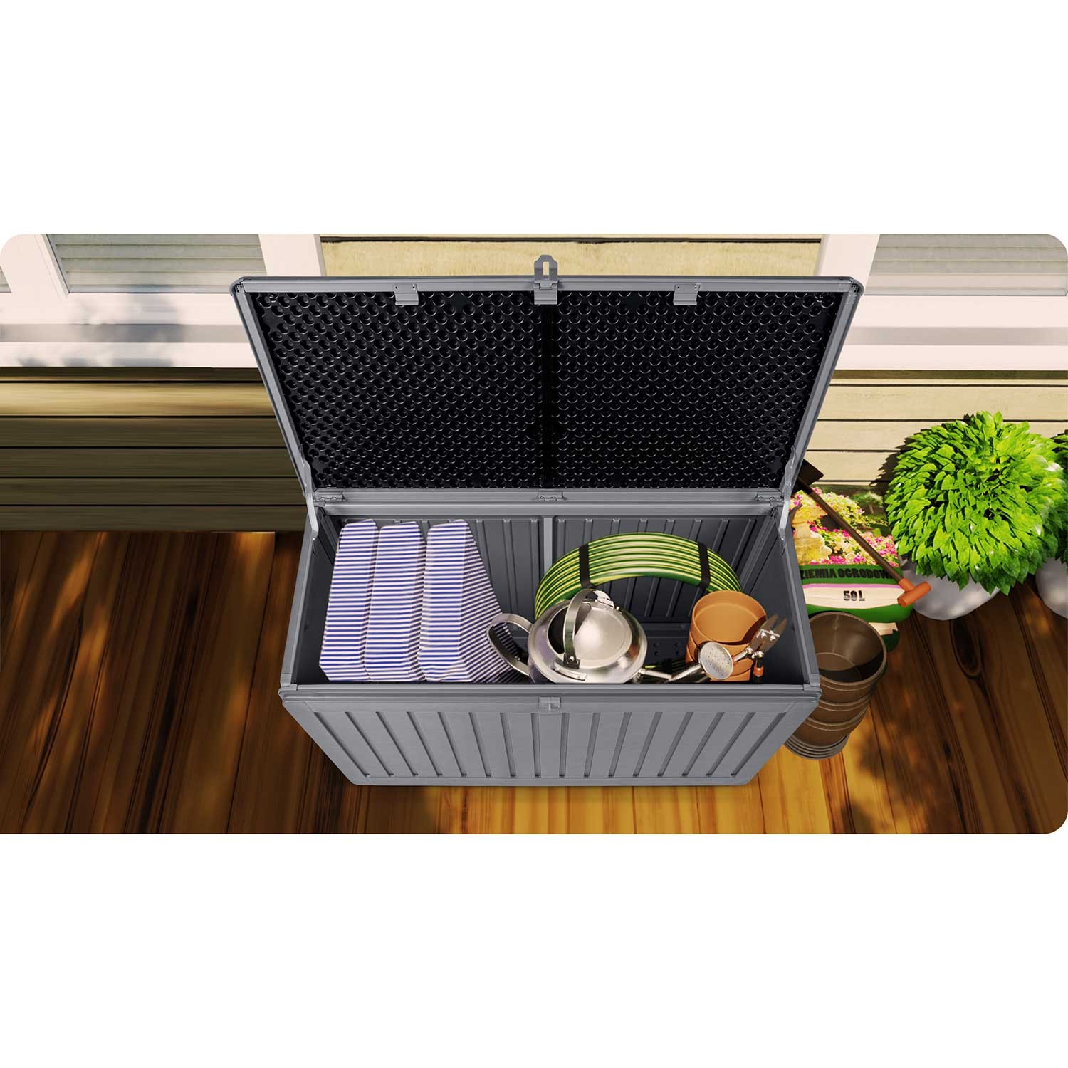 Aianduskast 109 x 51 x 55 cm 270 liitrit hall - Image 9