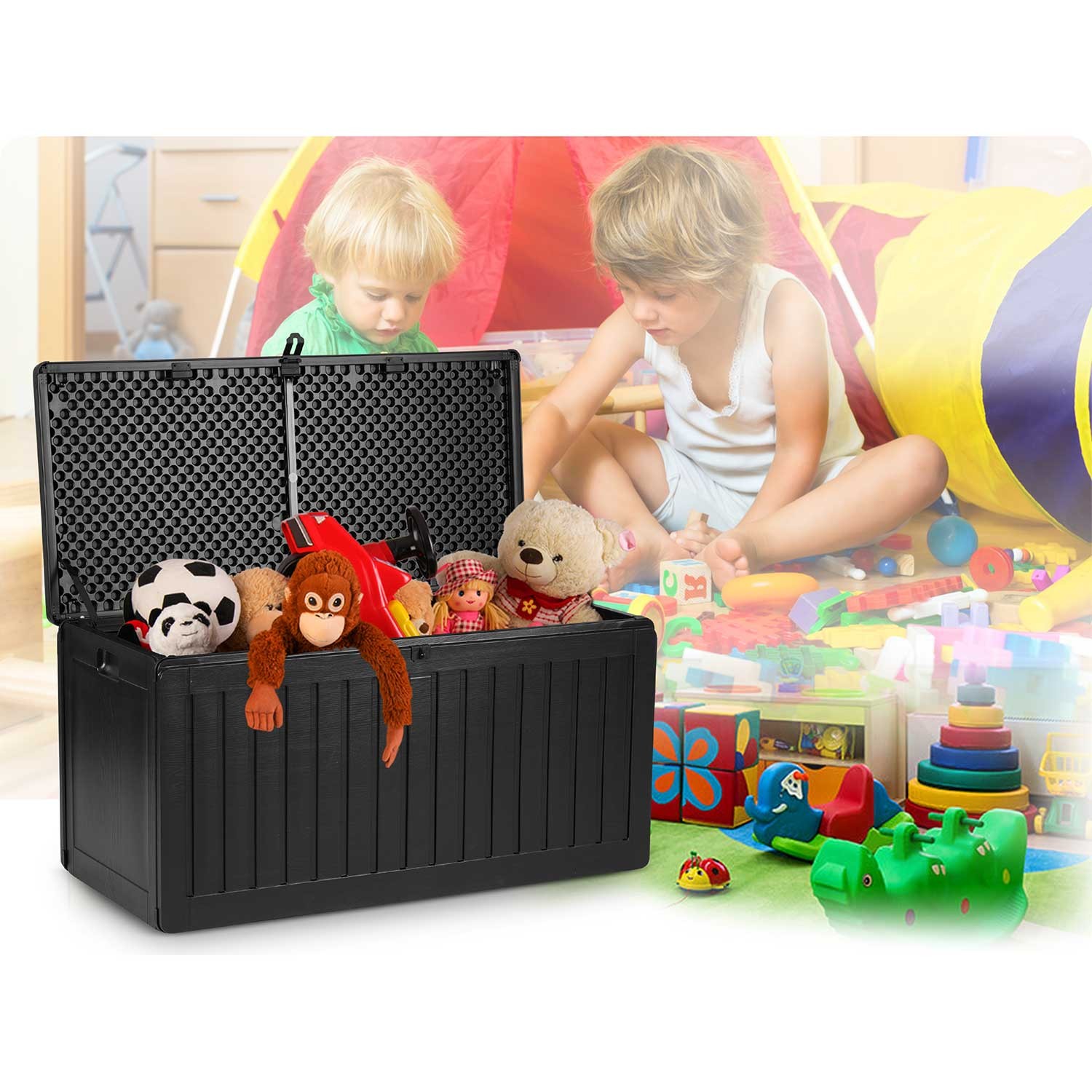 Aianduskast 109 x 51 x 55 cm 270 liitrit must - Image 11