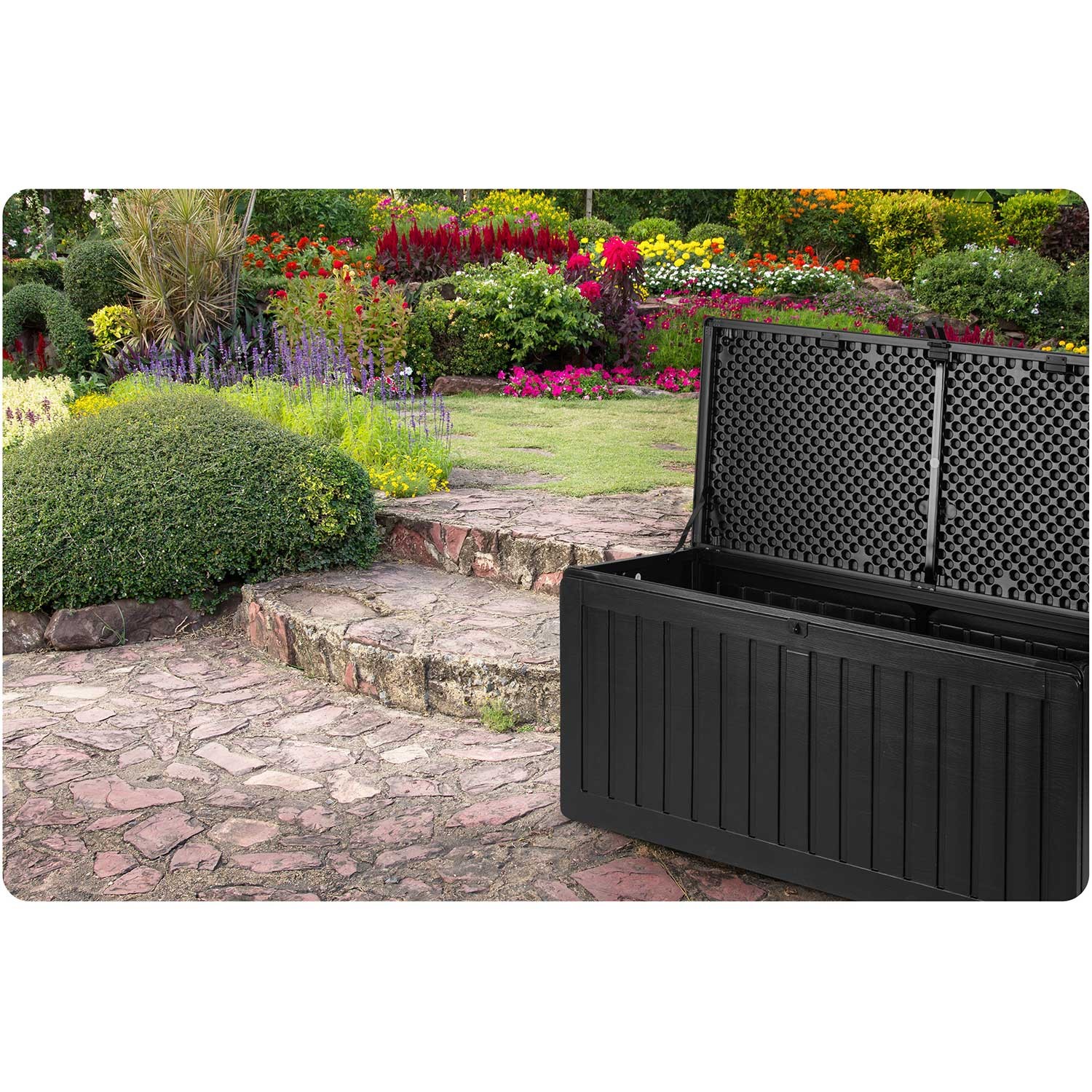 Aianduskast 109 x 51 x 55 cm 270 liitrit must - Image 9