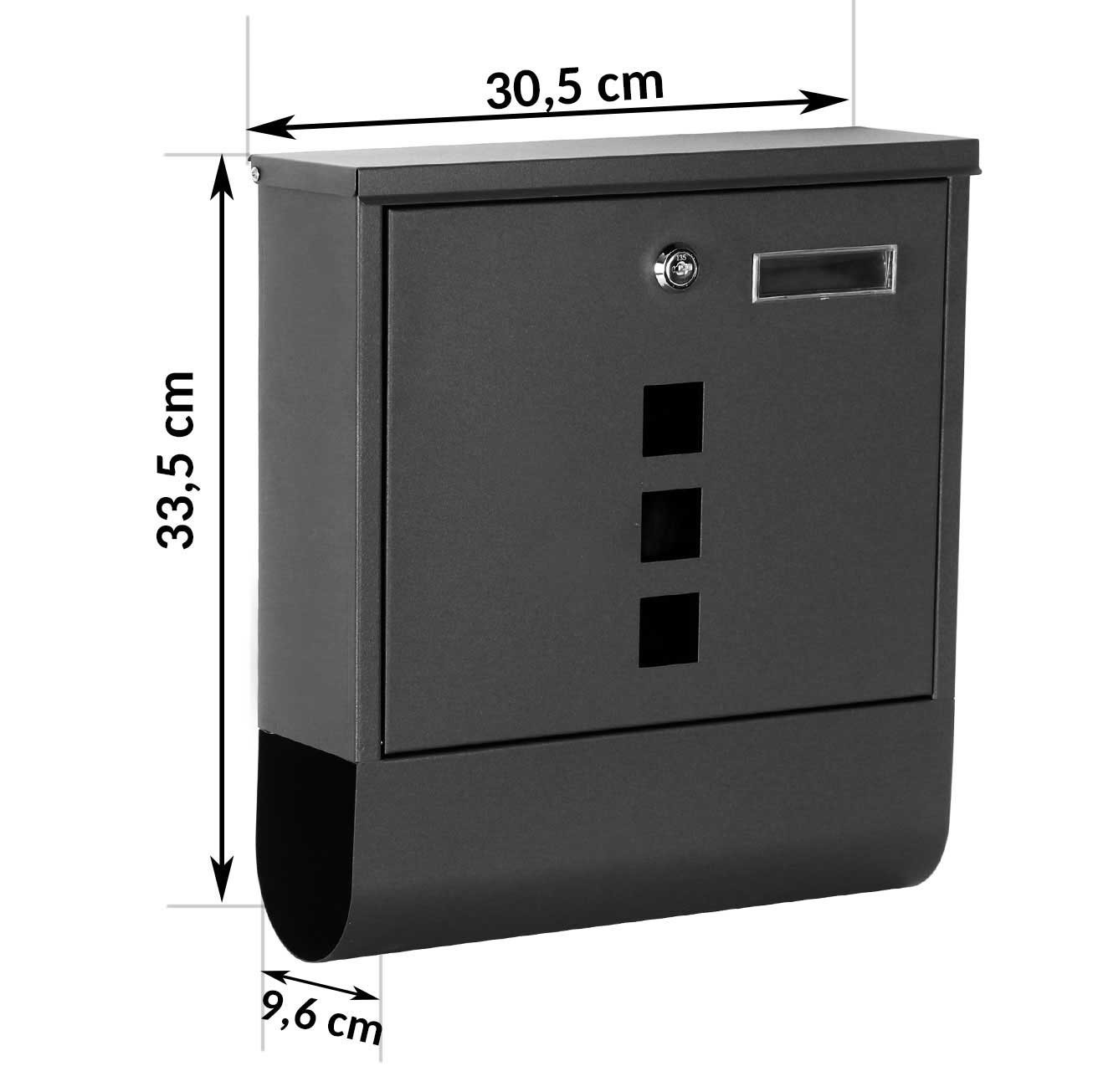 Postkast 33x31x10cm antratsiit 4993 - Image 12