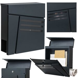 Postkast 37x37x10cm antratsiit 4996