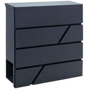 Postkast 37x37x10cm antratsiit 4991