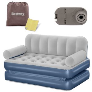 Sametist diivan sisseehitatud elektripumbaga 188x152x64cm Bestway 75079