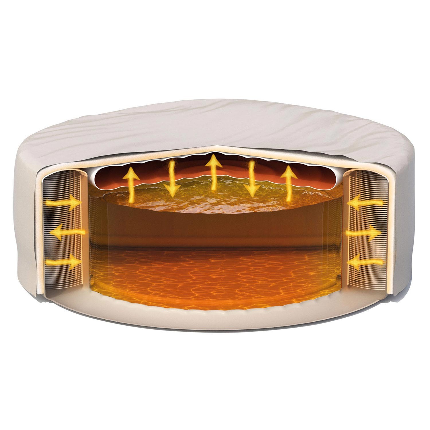 Täispuhutav spaa hüdromassaažiga 4 inimesele, INTEX 28476 komplekt - Image 4