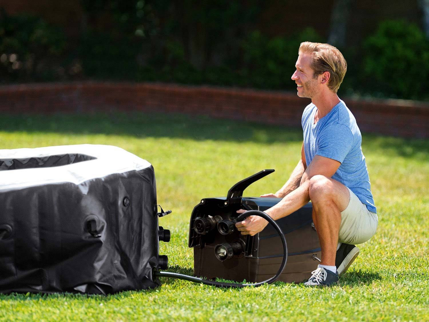 Täispuhutav spaa hüdromassaažiga 4 inimesele INTEX 28458 - Image 8