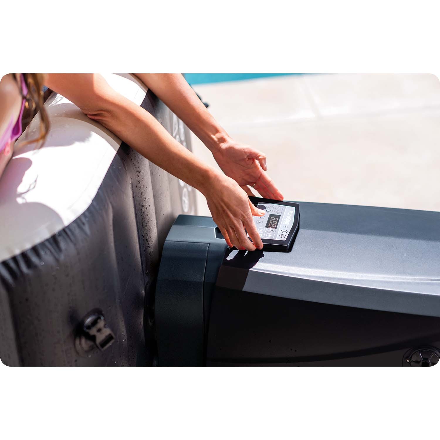 Täispuhutav spaa hüdromassaažiga 6 inimesele, INTEX 28462 komplekt - Image 5