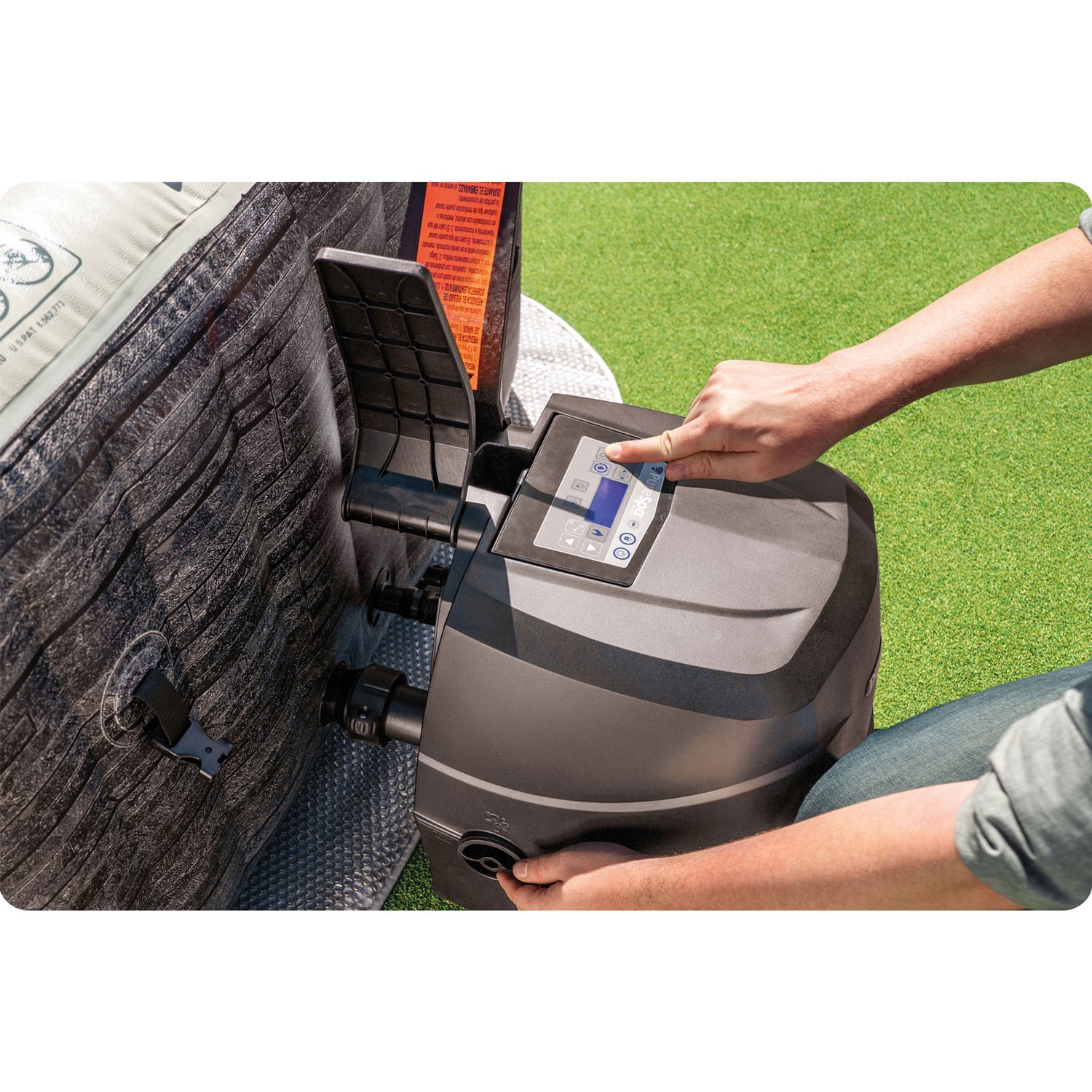 Täispuhutav spaa hüdromassaažiga 6 inimesele, INTEX 28452 komplekt - Image 3