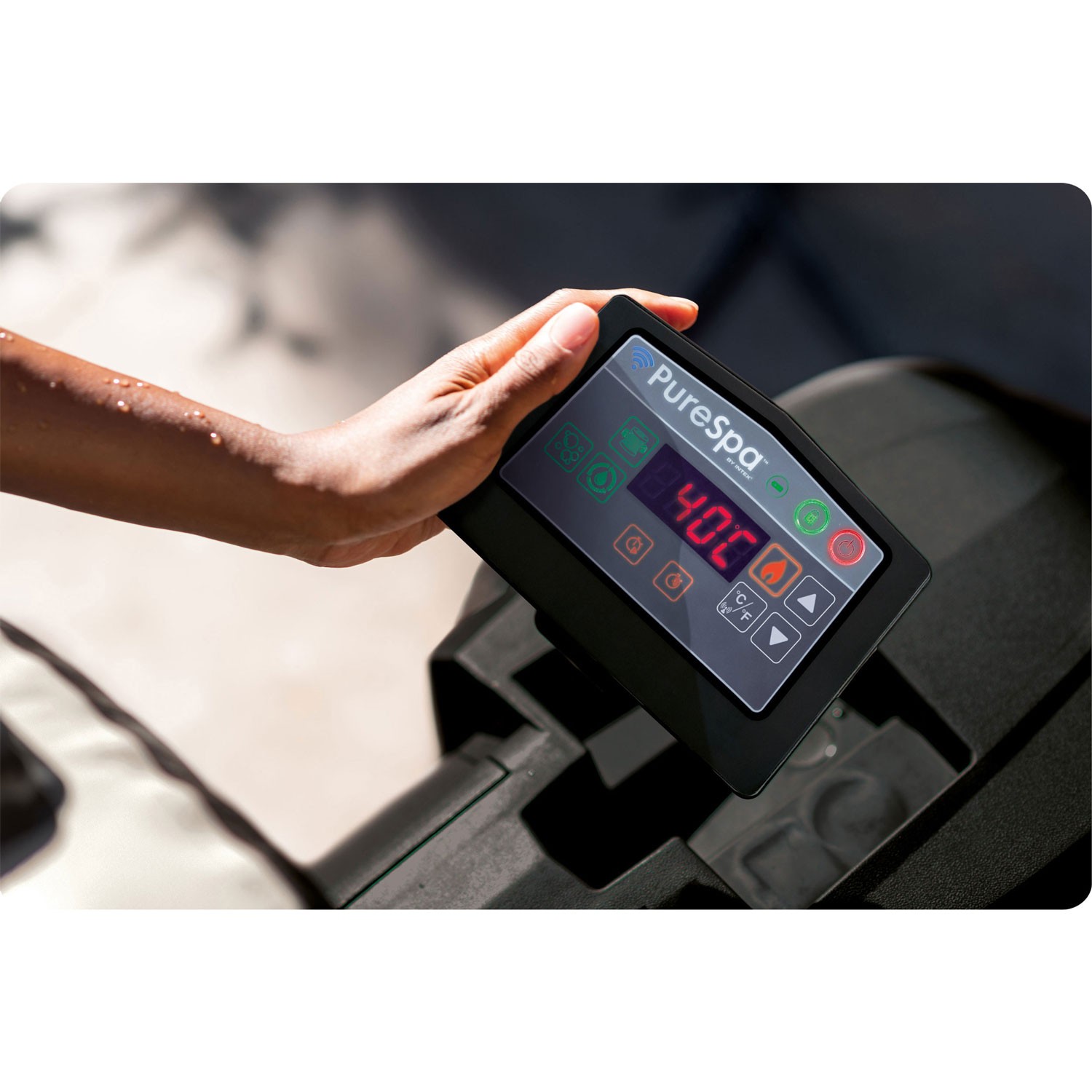 Täispuhutav spaa hüdromassaažiga 4 inimesele INTEX 28450 - Image 5