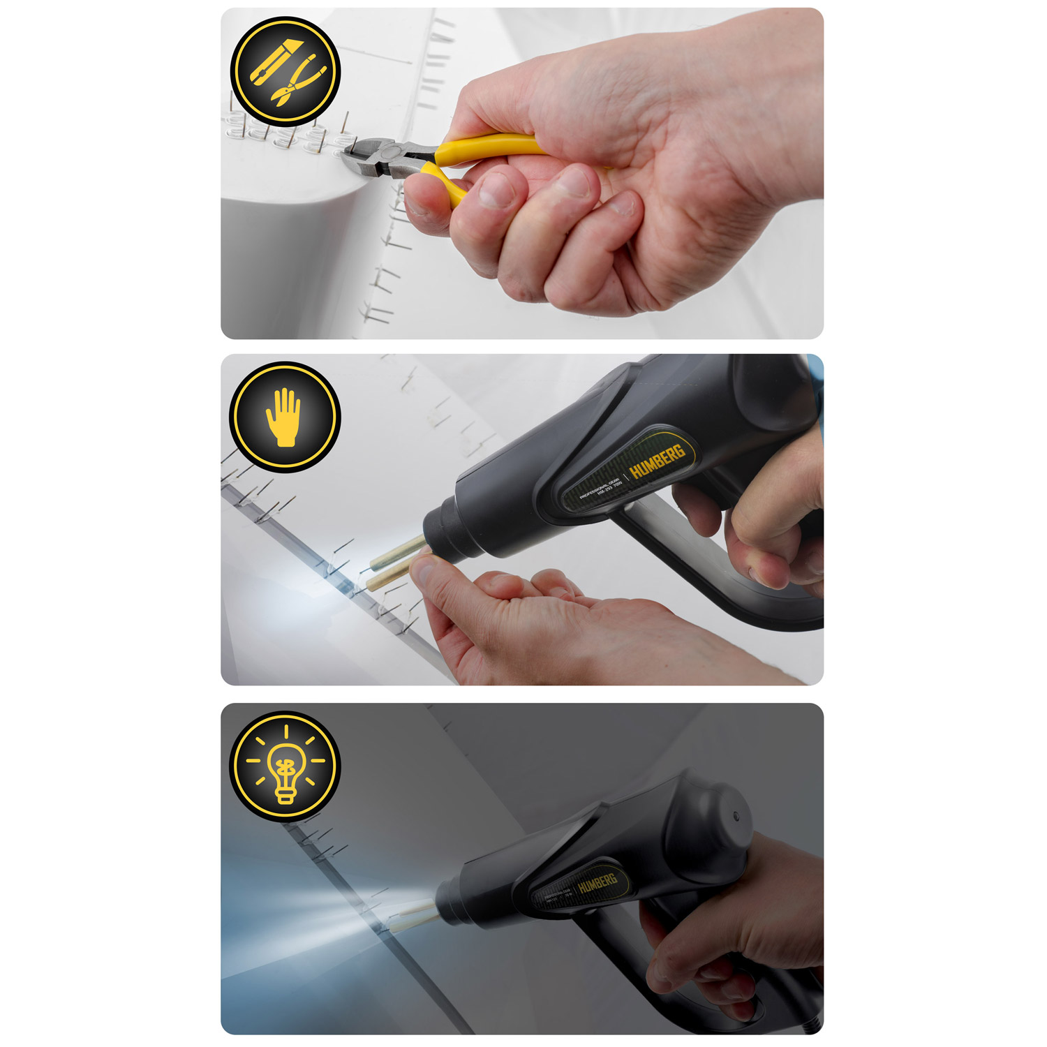 Humberg HM-293 70W plastkeevitusseade + 800 klambrit - Image 11