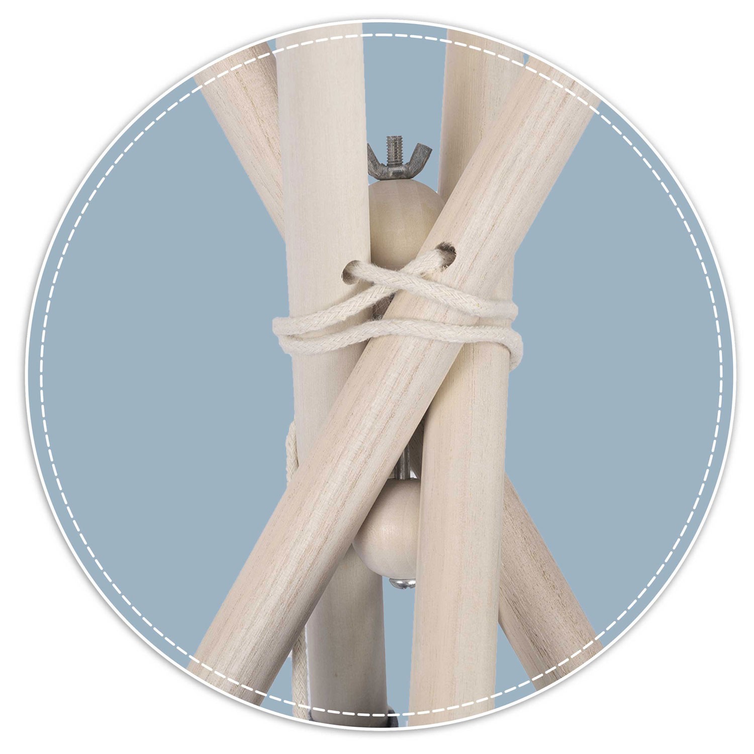 Puidust stabilisaator Nukido tipi telgile - Image 4