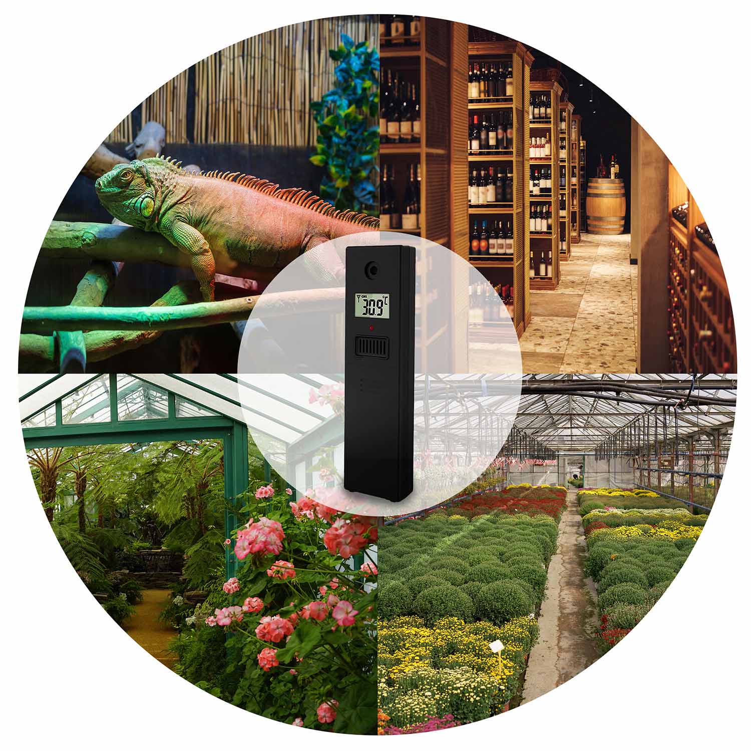 Ilmajaam tuule- ja vihmasensoriga BD-914 must - Image 9