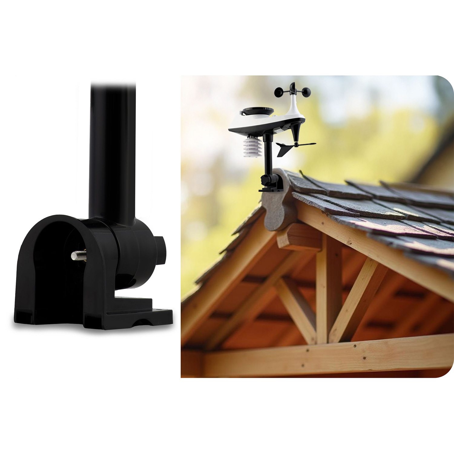 Ilmajaam tuule- ja vihmasensoriga BD-914 must - Image 10