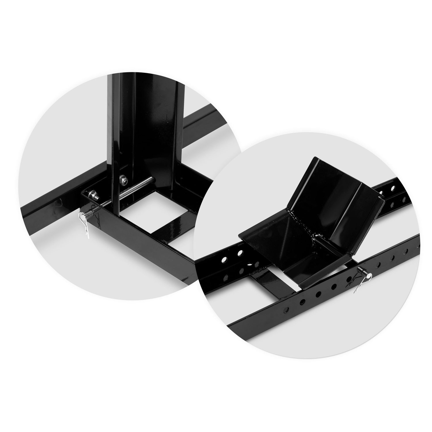 Mootorratta esiratta tugijalg MT3 must - Image 8