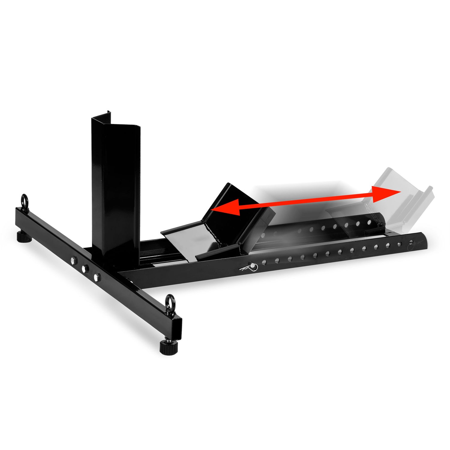 Mootorratta esiratta tugijalg MT3 must - Image 12